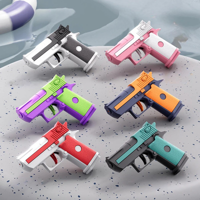 #ad Kids Mechanical Continuous Firing Mini Water Gun High Pressure Toy Summer $7.46