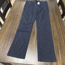 Childrens Place Girls School Uniform Pants Sz 14 Navy Blue Ponte Stretch Pull On