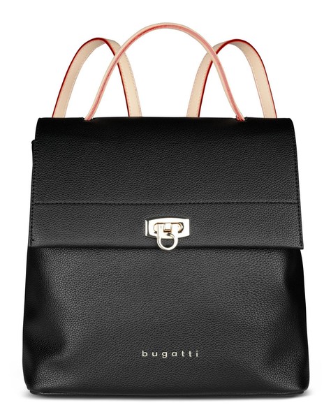 bugatti Ella Ladies Backpack Rucksack Rucksack Black Schwarz Neu-image
