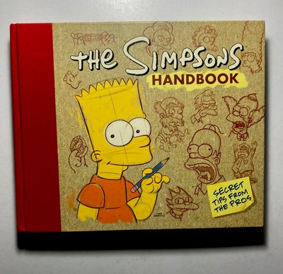 #ad “THE SIMPSONS Handbook Secret Tips From The Pros” Matt Groening 2007 HC 1st 1st $54.00