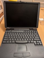 Vintage Dell Latitude PPL CPi D300XT 13" Laptop CPU Serial Parallel CD Floppy