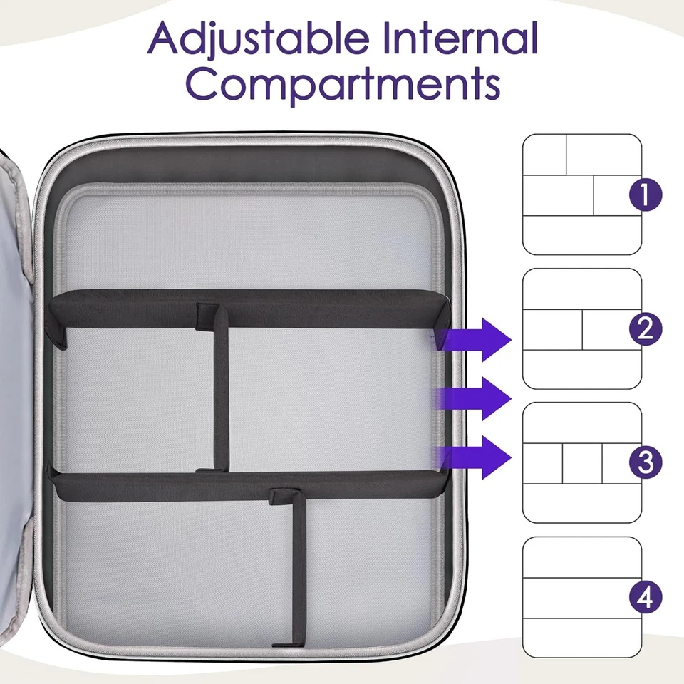 Audio Mixer Case (Size:15.5"X 13" X 6"), Protective DJ Mixer Bag with 10Mm Paddi - Image 4 of 4