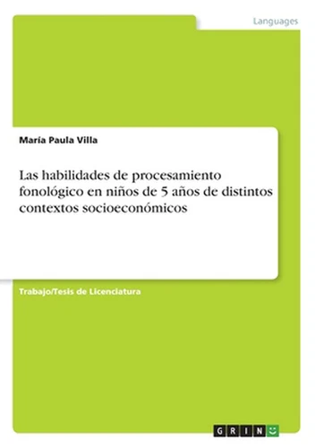 Las habilidades de procesamiento fonologico en ninos de 5 anos de distintos cont - Picture 1 of 1