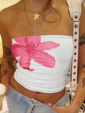 Women's Floral Tube Top