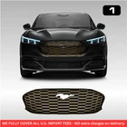 Front Grill Imitation Decal BRONZE, for Ford Mustang Mach-E 2021 2022 2023 2024