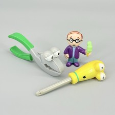 Disney Handy Manny Tools Screwdriver Felipe Pliers Squeeze  Mr. Lopart Figure