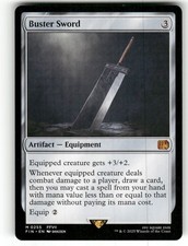 Buster Sword #255 Prices | Magic Final Fantasy | Magic Cards