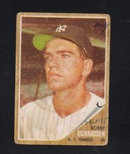 1962 VENEZUELA TOPPS 65 BOBBY RICHARDSON New York Yankees 1962 VENEZUELA TOPPS 65 BOBBY RICHARDSON New York Yankees