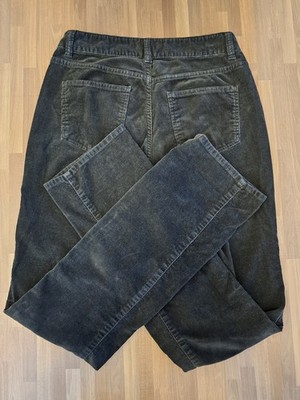 Talbots Heritage Corduroy Pants Sz 4 Brown Dark Green Olive Green Cotton Blend 