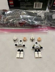 4x LEGO Star Wars 75000 Clone Troopers vs. Droidekas (100%/box/instructions)