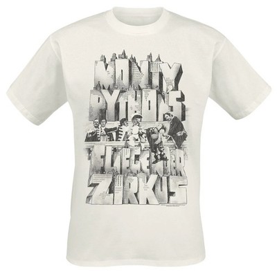 Monty Python T-Shirt Herren Fliegender Zirkus natur Fan-Merch, Filme