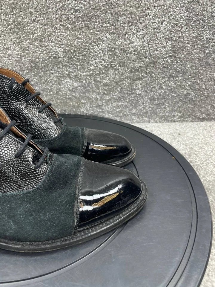 Bota Chelsea Russell & Bromley para mujer talla 38 EU 7,5 Berkley tobillo de cuero negro Foto 2 de 4