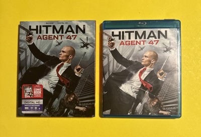 HITMAN AGENT 47 (BLU-RAY 2015) LIKE NEW W/SLIPCOVER & MINI COMIC - LIKE NEW