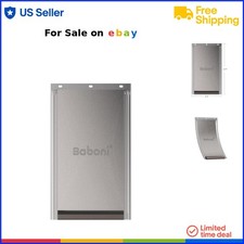 Replacement Pet Door Flap Small Plastic Magnetic Weather Resistant Includes S...