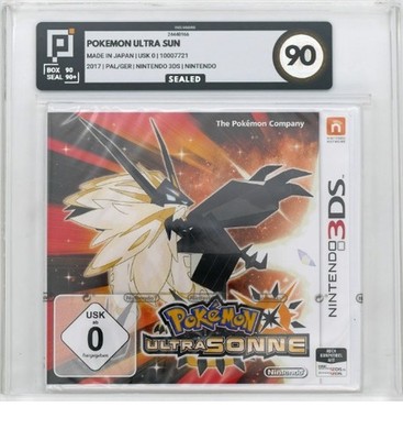 Nintendo 3DS - Pokémon: Ultrasonne / Ultra Sun #Pixel Grading SEALED 90 DE NEU
