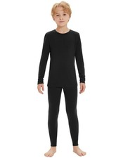 Iguana Unisex Kids 100 Merino Wool Base Layer Set Lightweight Thermal Underwear