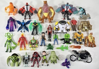 Ben 10 Alien Force Spielzeug Konvolut Bandai Figuren, Fahrrad, Spielzeug Konvolut X25 Restposten