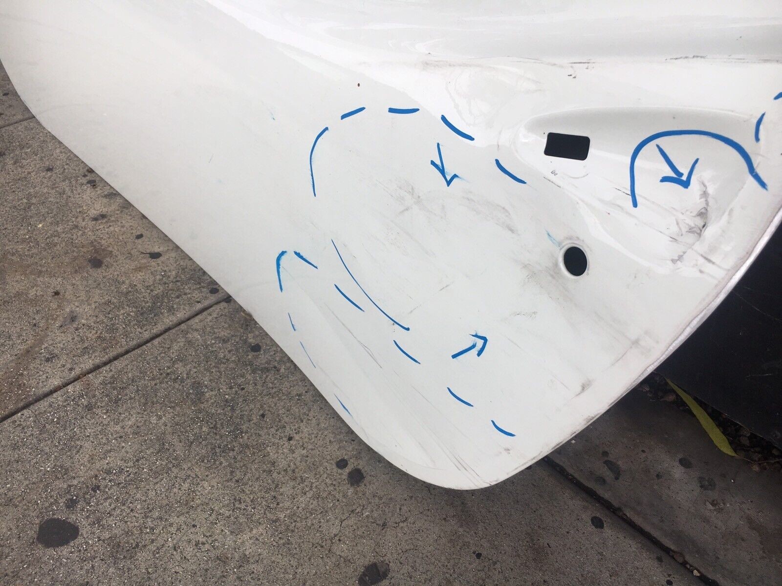 Ferrari California 30 2010-2014 Front Left Door framework White