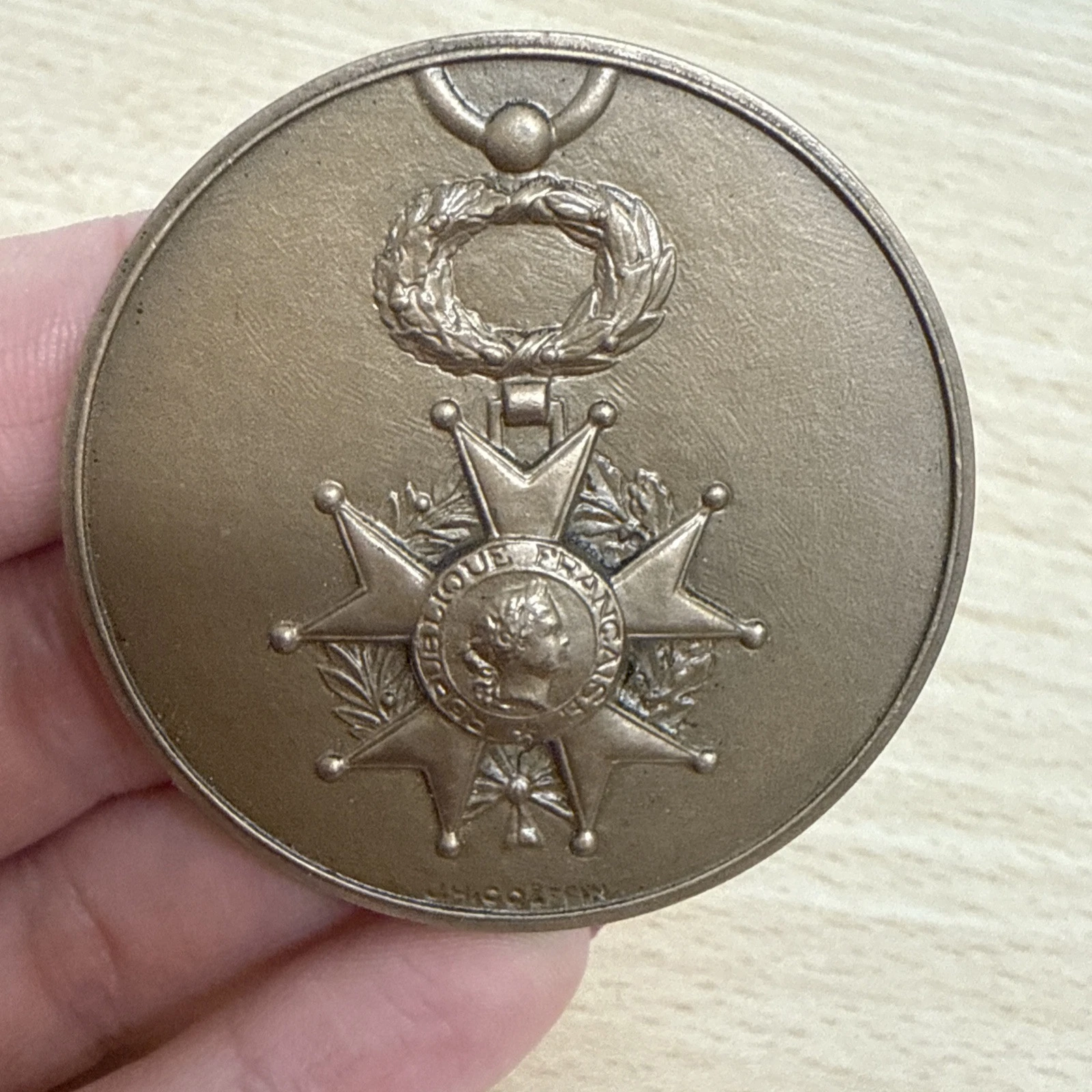 Médaille 1922 Société D’Entraide De La Légion D’Honneur 1972 En Bronze