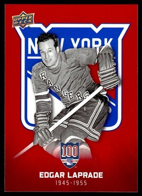2025-26 UPPER DECK NY RANGERS CENTENNIAL RED PARALLEL SSP EDGAR LAPRADE #3