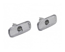 Kotflügel Seitenblinker Glasklar Silber Set Links u. Rechts für Audi A2 99-06