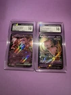 Pokémon CGC GEM MINT 10 Slabs Mewtwo Ex (Team Rocket's) Holo/ Mew V Fusion Holo