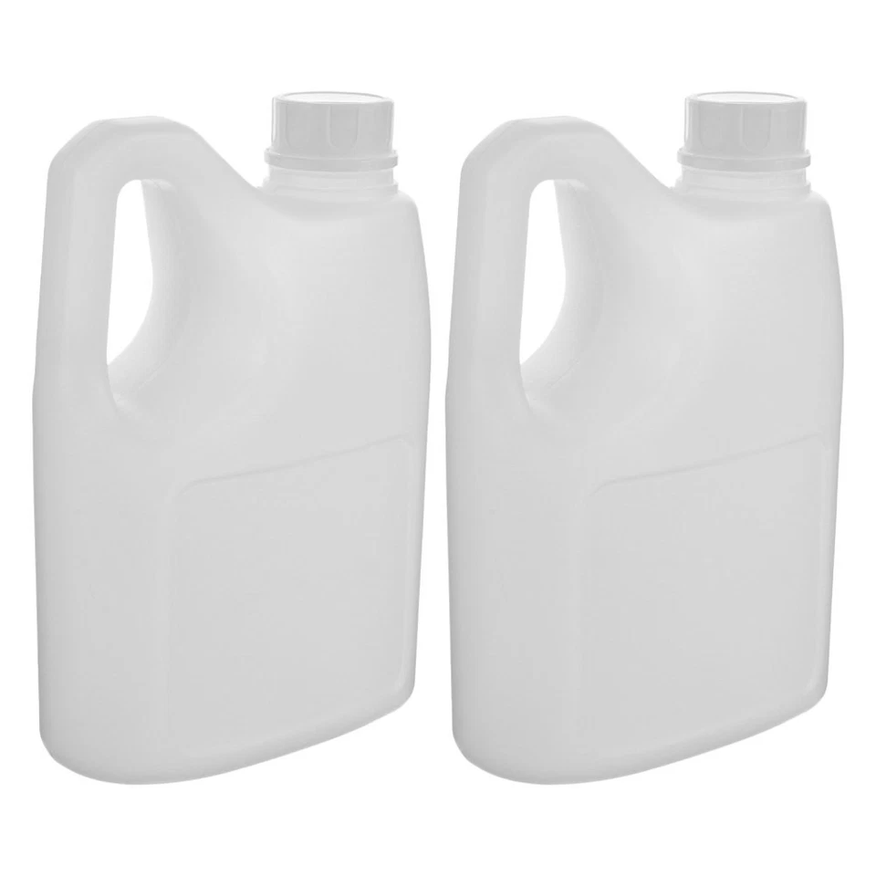  2 Stück Getränkebehälter aus Kunststoff mit Griff und Deckel, 2 l, leere - Bild 4 von 4