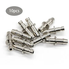 10pcs,Male Blood Pressure Metal NIBP Adapter Cuff Quick Connector Self-locking