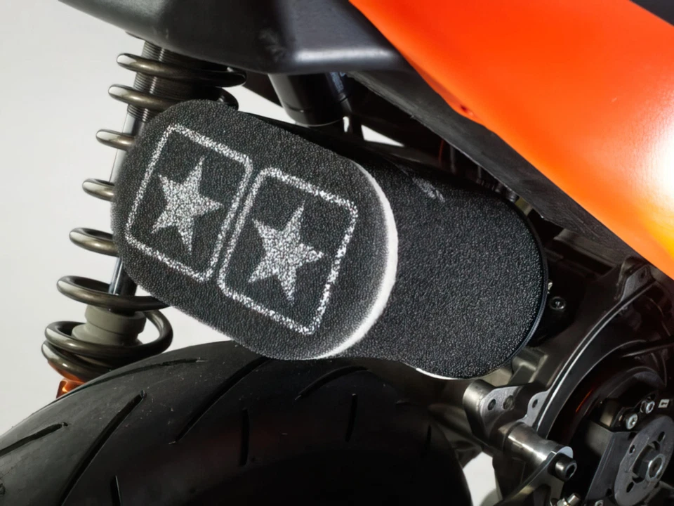 Racingluftfilter Stage6 Double-Layer GROSS Schwarz AW 70mm - Bild 3 von 4