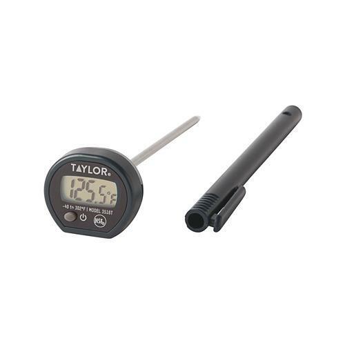 Taylor Precision Products digitales Lebensmittelthermometer, sofort ablesbar, 4 Zoll - Bild 1 von 1