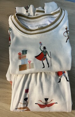 West Elm Kids Organic 2-Piece Long Sleeve Nutcracker Pajamas Size 3T