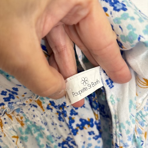 Poupette St. Barth Girls' Sasha Floral Print Mini Dress Size 4 NWOT Embroidered - Picture 8 of 11