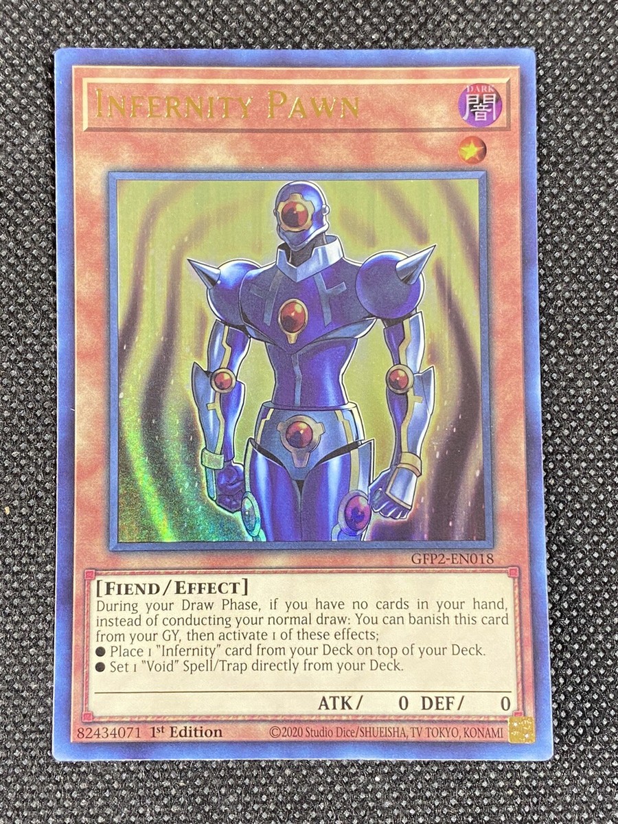 do pawn shops buy yugioh cards Infernity - GFP2-EN018 Ultra Rare FIVE frame YuGiOh YuGiOh 5Ds Duelist Revolution