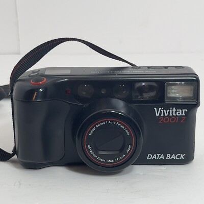 Vivitar 2001 Z Data Back 35 mm Vintage Camera Untested