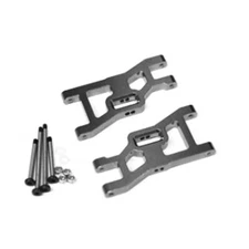 NEW STRC Alum Fr A-Arm Gun Metal w/lock-nut pins Drag Slash/Bandit FREE US SHIP