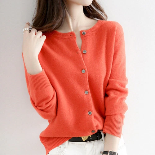 Womens Cardigan Soft Long Sleeve Size 6-18 Spring Autumn Ladies Knitted Top Gift - Picture 25 of 33