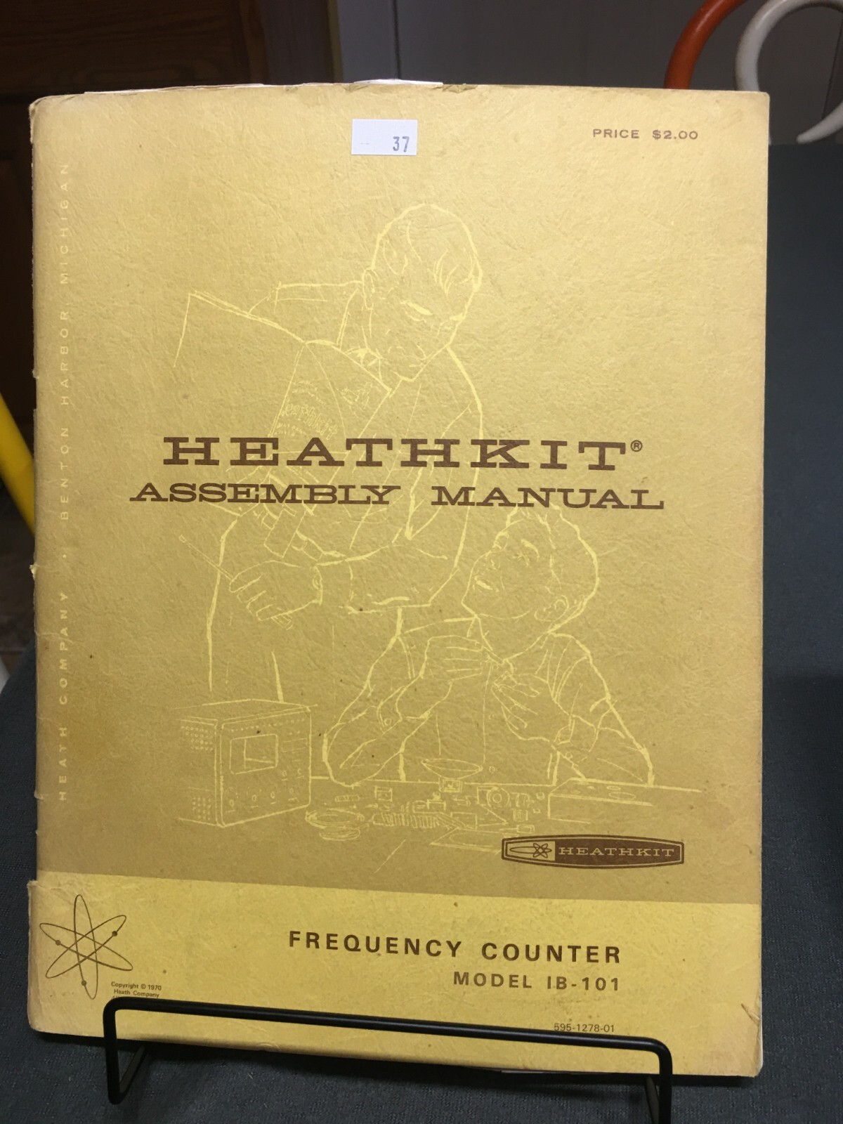 VTG 1970 Heathkit FREQUENCY COUNTER Model IB-101 Assembly Manual w/ SCHEMATIC