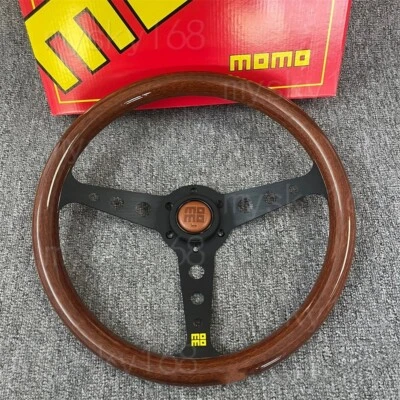 MOMO Steering Wheel HERITAGE MOD.07 WOOD 340MM 14 inch | eBay