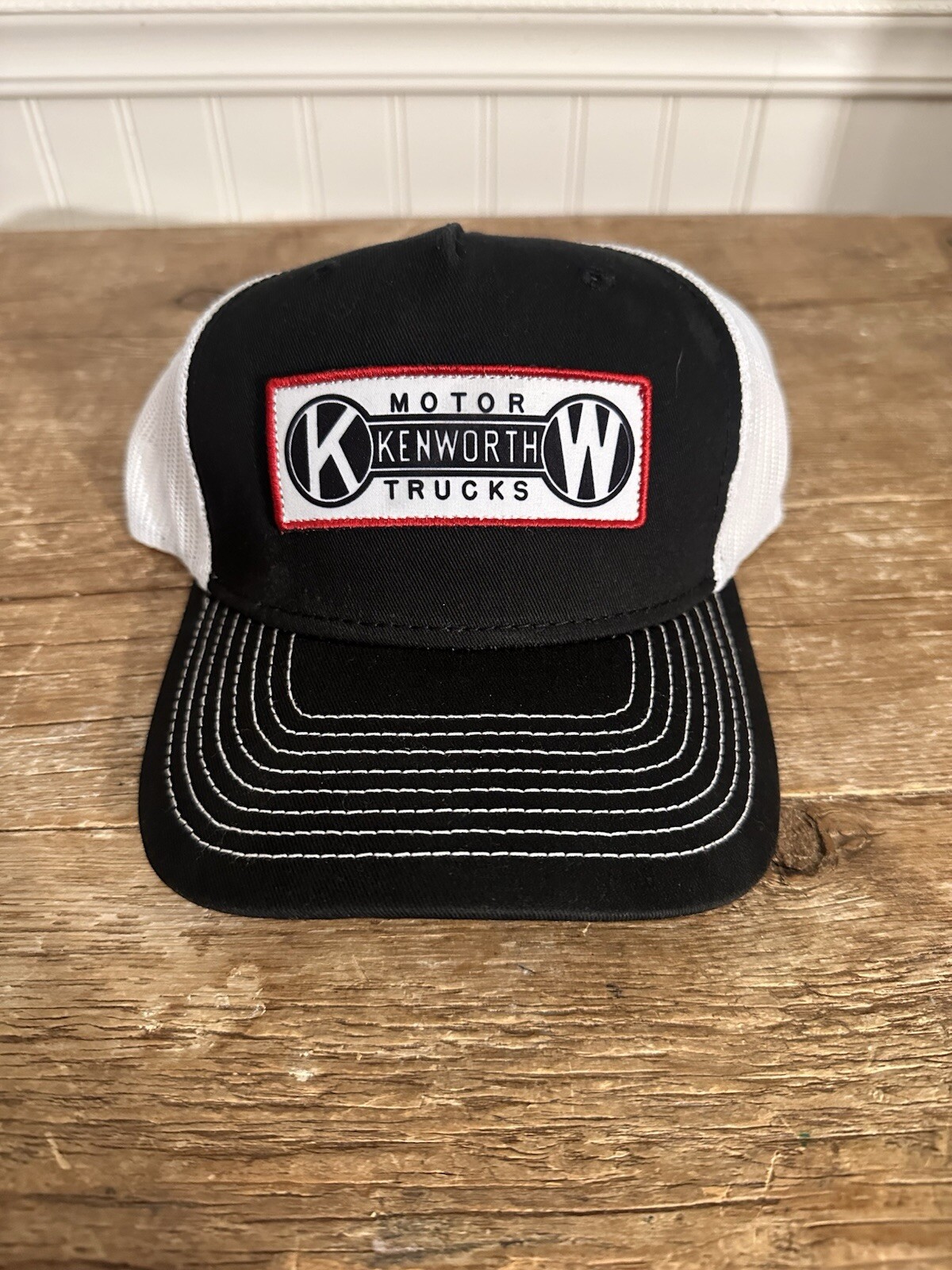 Kenworth 100 Year Vintage Dog Bone Logo Trucker Hat (NEW WITH TAGS)