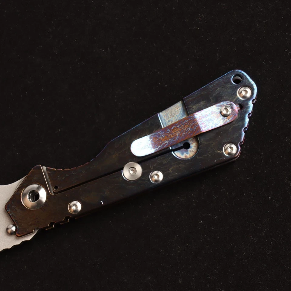 Cuchillo EDC A Masalong kni246 Stormers VG10 Hoja Aleación Titanio Mango Colección Foto 4 de 4