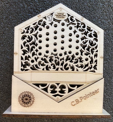 Six Mixed System Concertina Coasters in a Stand - Picture 5 of 5