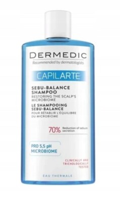 Dermedic Capilarte Sebu-Balance, shampoo for oily hair 300ml-10 fl.oz