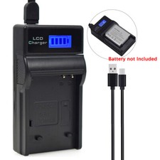 Micro LCD Battery Charger for Canon Powershot SD1300 SD3500 IS SD4000 SX170 IS