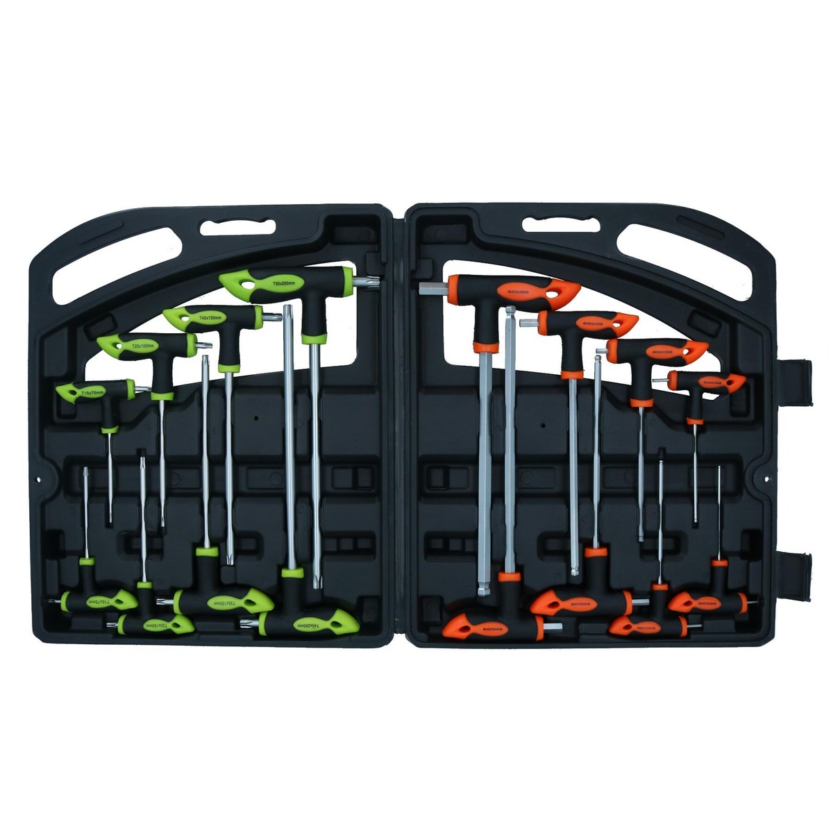 Alan 16pc Hex and Star (Torx and Allen) Alan Allan Screwdriver T-Handle