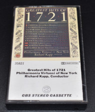 VTG  Greatest Hits of 1721  Cassette Tape