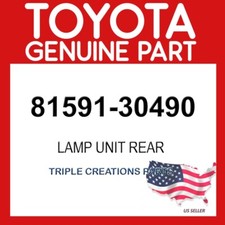 Toyota Genuine 8159130490 Lens And Body Rear Lamp LH 81591-30490 OEM