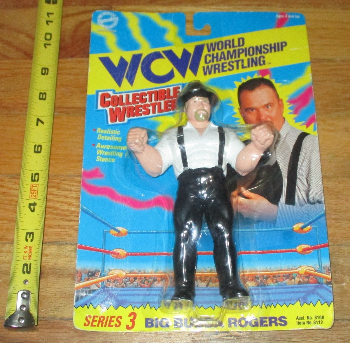 1994 WCW NWA OSFT Big Bubba Rogers Wrestling figure WWF WWE