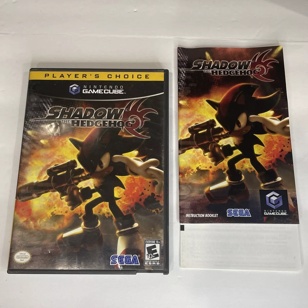 GameCube Replacement Case - NO GAME - Shadow the Hedgehog