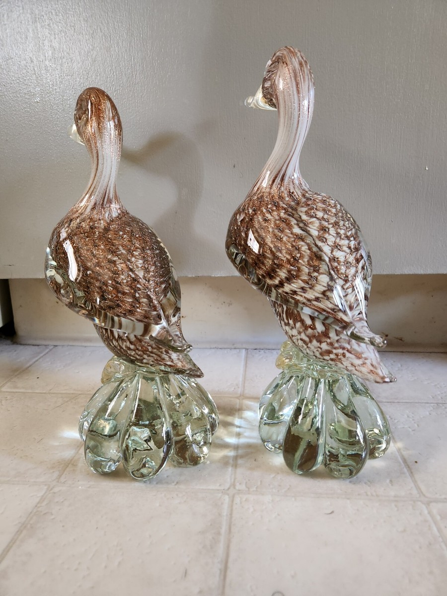 Pair Of Murano Art Glass Ducks | eBay