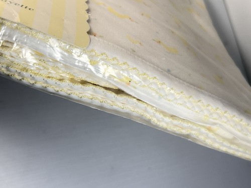 Vintage Nordstrom Baby Receiving Blanket 100% Cotton 29 x 40 NOS NEW White Ducks - Picture 6 of 7
